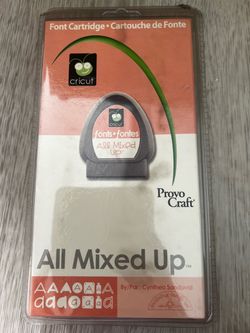 Cricut All Mixed Up Font Cartridge