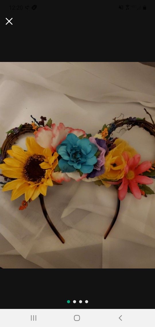 Flower Mickey Ears