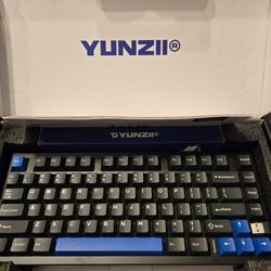 YUNZII AL75 75% Gaming Keyboard,Aluminium Wireless Mechanical Keyboard BT/2.4G/Wired Hot Swap Pre-lubed Creamy Keyboard,TKL Gasket Mounted RGB Custom 