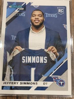 JEFFERY SIMMONS ROOKIE CARD