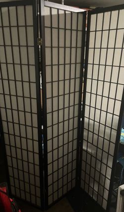 Original Shoji 3 panel room divider