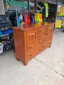 Used wooden dresser