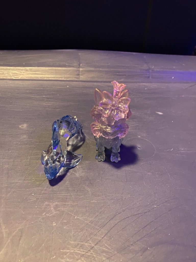 Plastic Blue Fish and Multi-Color Dog $5
