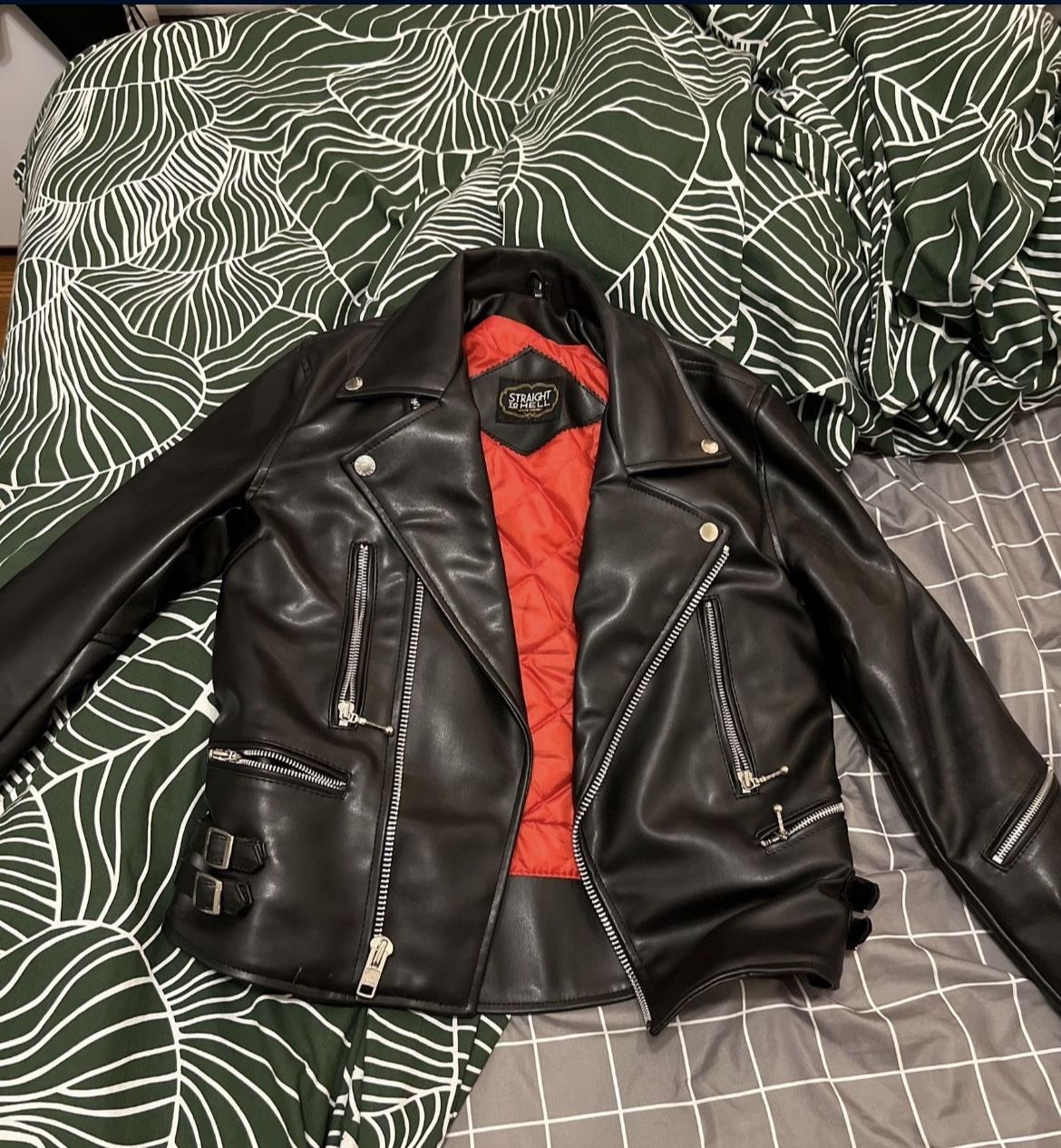 Straight To Hell Vegan Leather Jacket