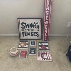 Baby / Youth  Baseball Room DECOR