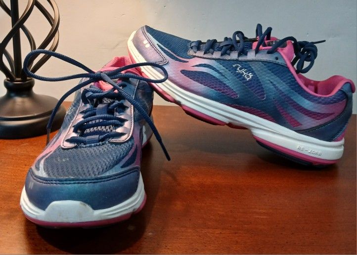 Ryka Devotion Plus 2. Women’s Blue Walking/Running Athletic Sneakers. Sz 8.5