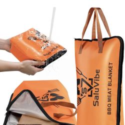 BBQ Meat Resting Blanket – Smoker Insulated Brisket Bag for Turkey, Pork Shoulder & Beef, Made of Washable Oxford Cloth – Gifts for Men, Dad, BBQ Love