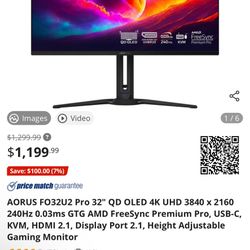 Oled Gaming Monitor