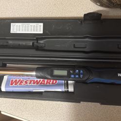 New Westward 1/2 In Flex Head Torque Wrench