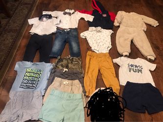 Clothes size 12-18 months for baby boy pickup In Southwest Bakersfield