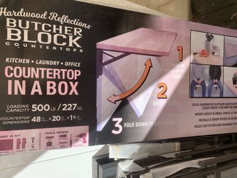 Foldable countertop