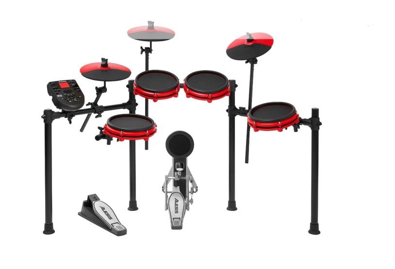 8 Piece Alesis Nitro Mesh Special Edition Drum Set
