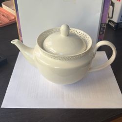 White Porcelain Teapot