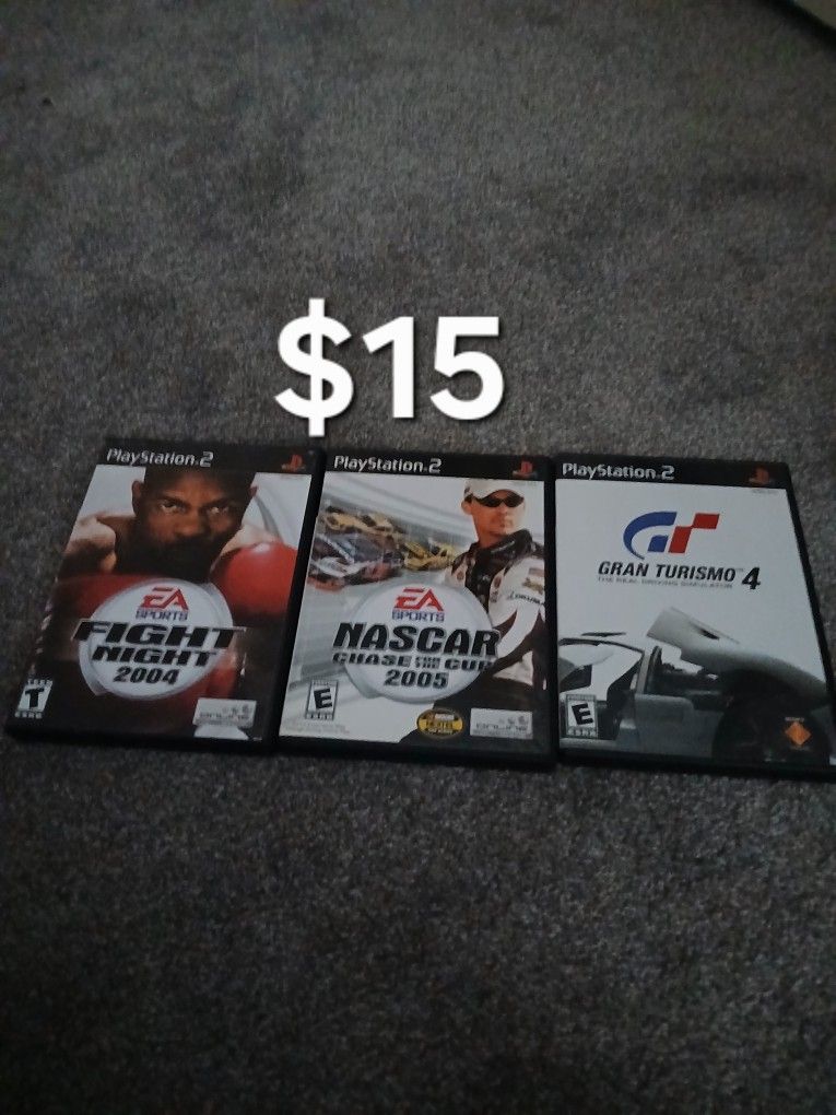 Ps2 Games (3) $15