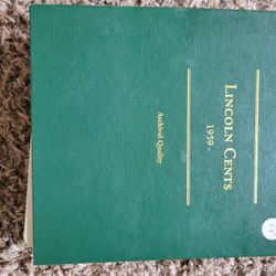 Lincoln Cents Near Full Book