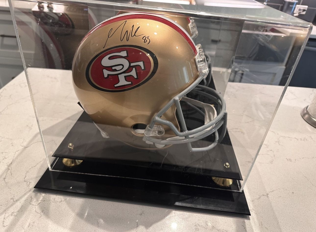 Authentic Signed George Kittle full Size helmet