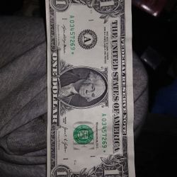 One Dollar Star Note 