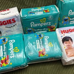 Diapers Pampers And Huggies 