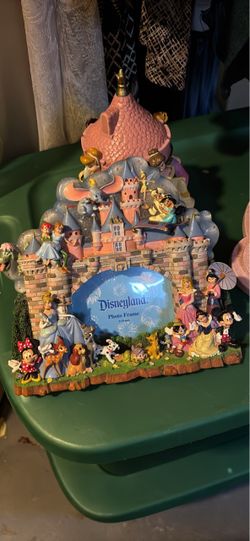 Vintage Disneyland Castle Disney Characters Photo Frame