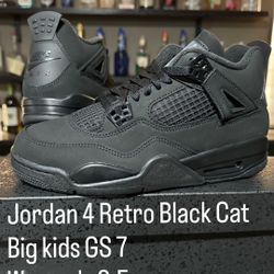 Jordan 4 Retro Black Cat  GS 7 
