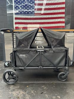 Jeep Evolve Stroller Wagon by Delta Children - Black