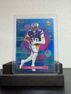 Justin Jefferson Topps Finest #18 104/150 Vikings
