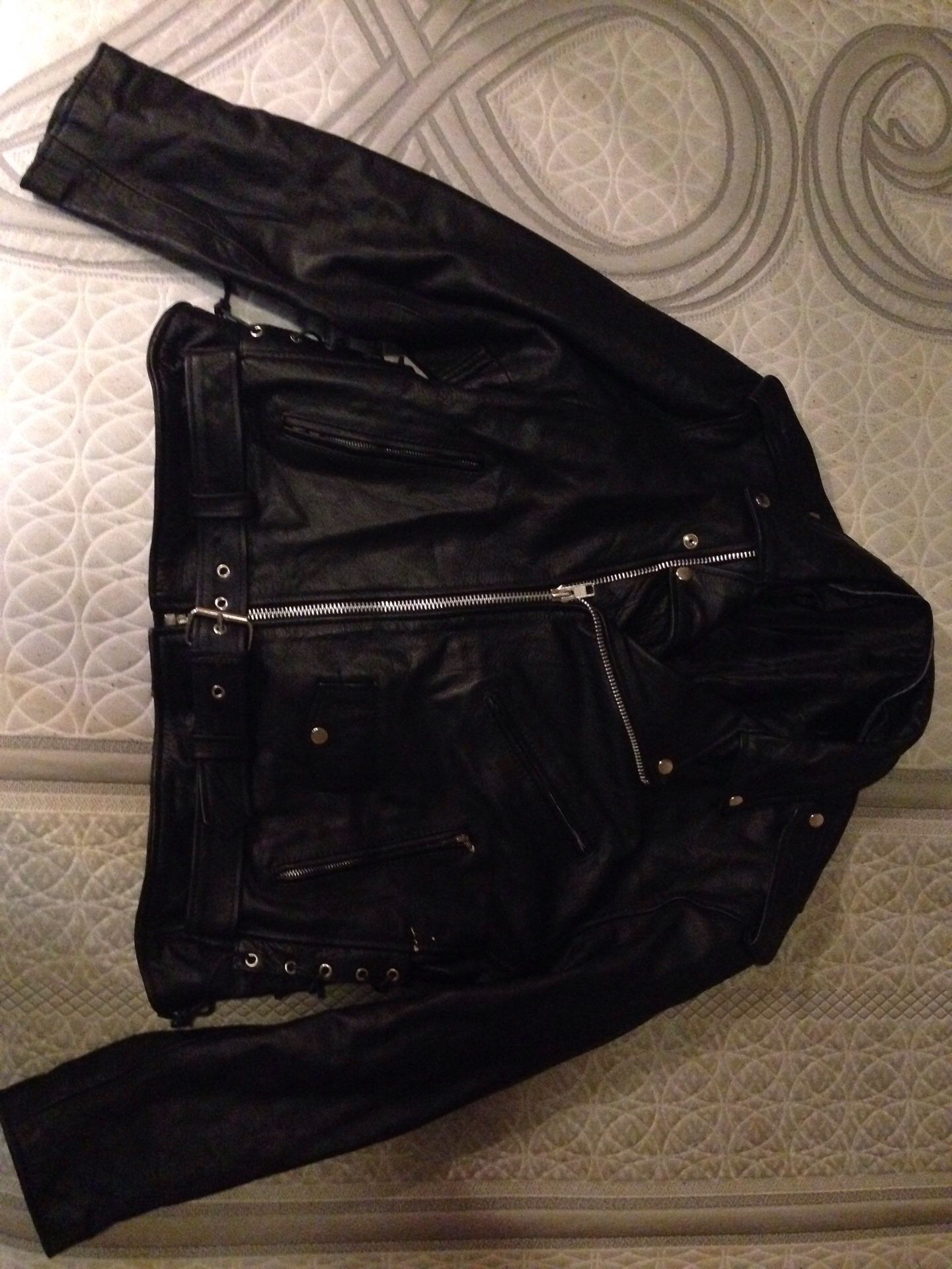 Jacket Motorcycle XL 100% italian leather