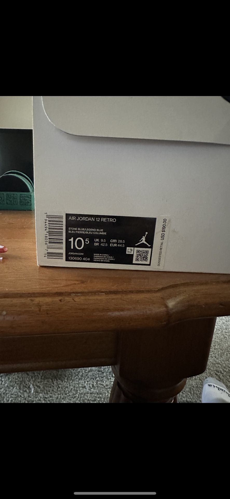 Jordan 12 Size 10 Legend blue