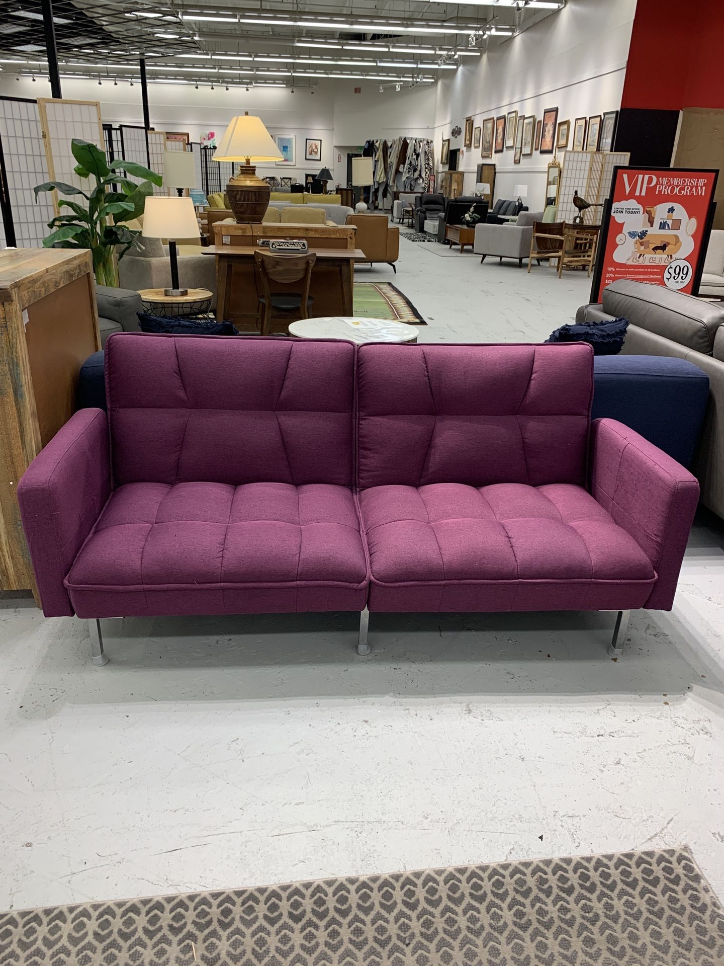 Purple Futon