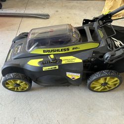 Ryobi 40V HP Brushless 20 in. Cordless Battery Walk Behind Push Mower with 6.0 Ah Battery and Charger