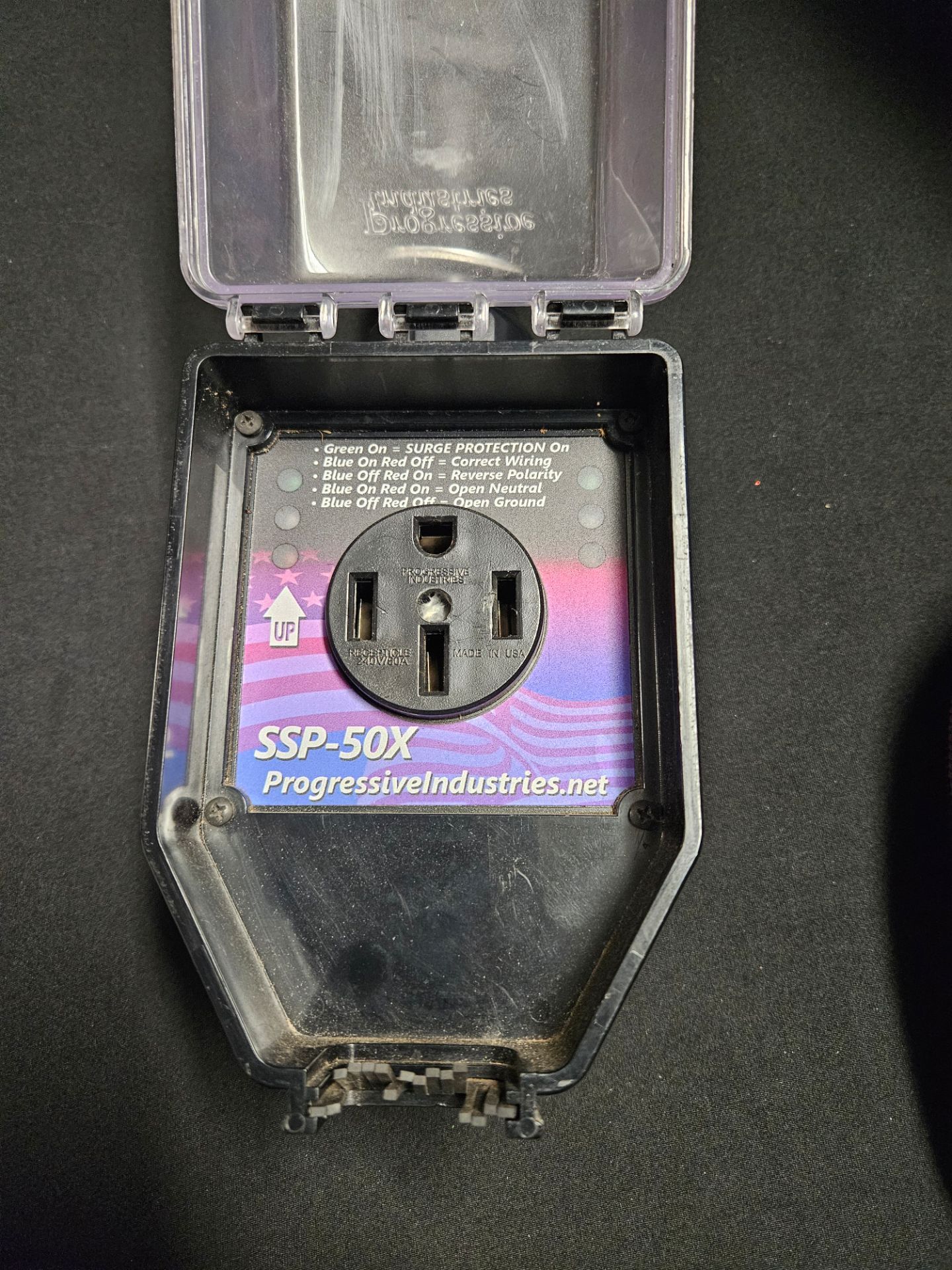 Progressive Industries SSP-50X 50 Amp RV Smart Surge Protector.
