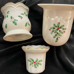 Lenox Holiday  votive holders