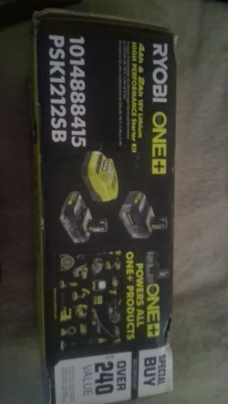 Ryobi ONE+ 18V Lithium High Performance Starter Kit