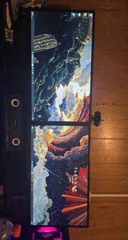 Two Acer monitors