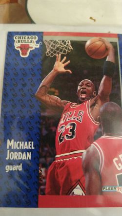Michael jordan fleer1991 #29 card