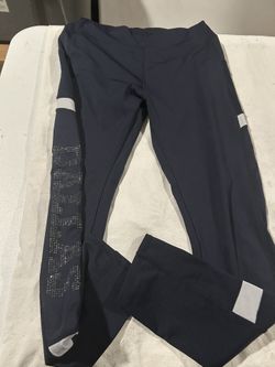 Dallas Texas City Souvenir Dark Blue Sport Leggings Stretch Women's Size L/XL