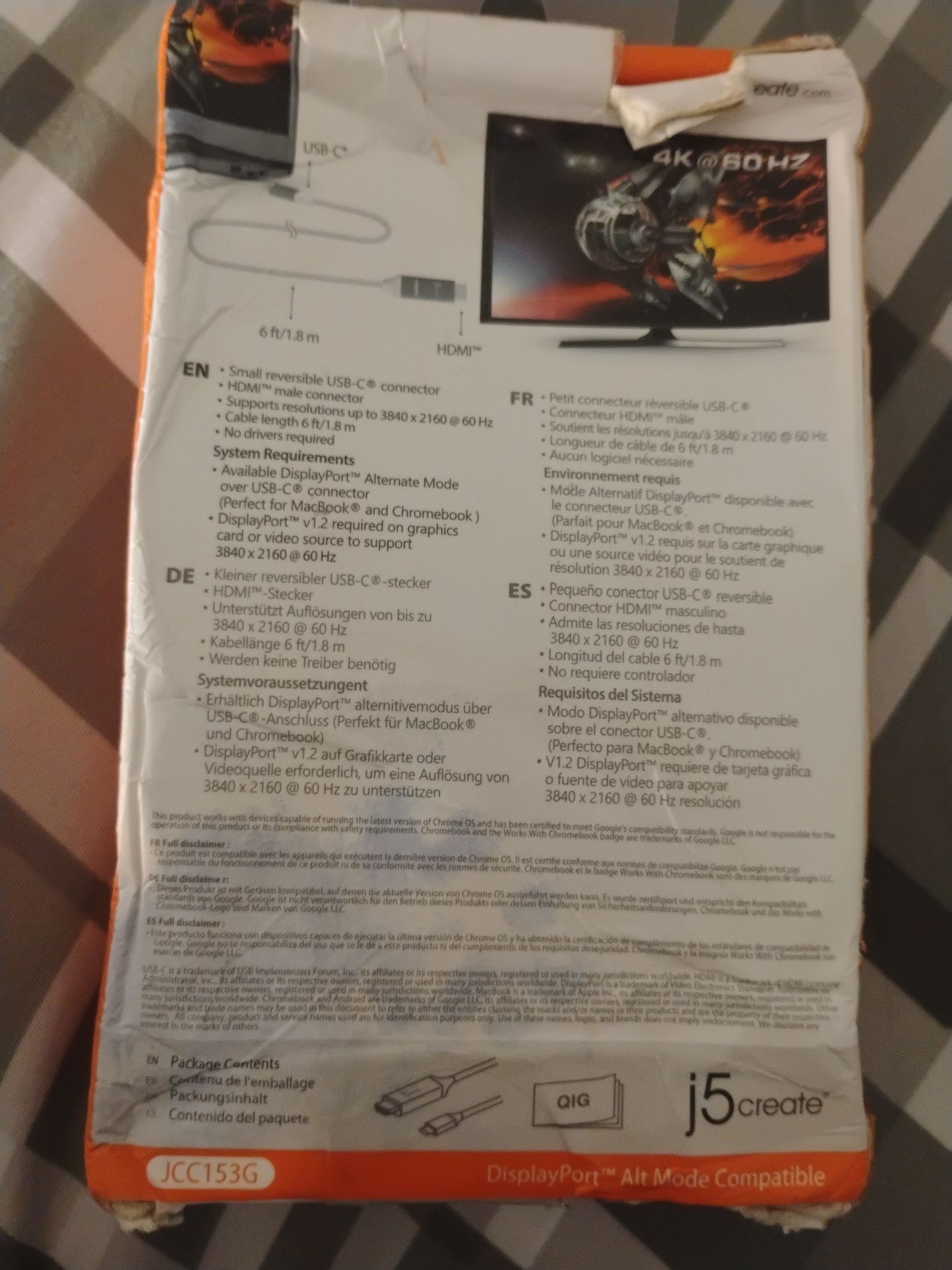 usB- c to rK HDMI CABLE