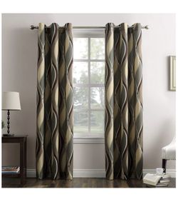 Two panel curtains - should go soon - excellent condition 48 by 84 inch
