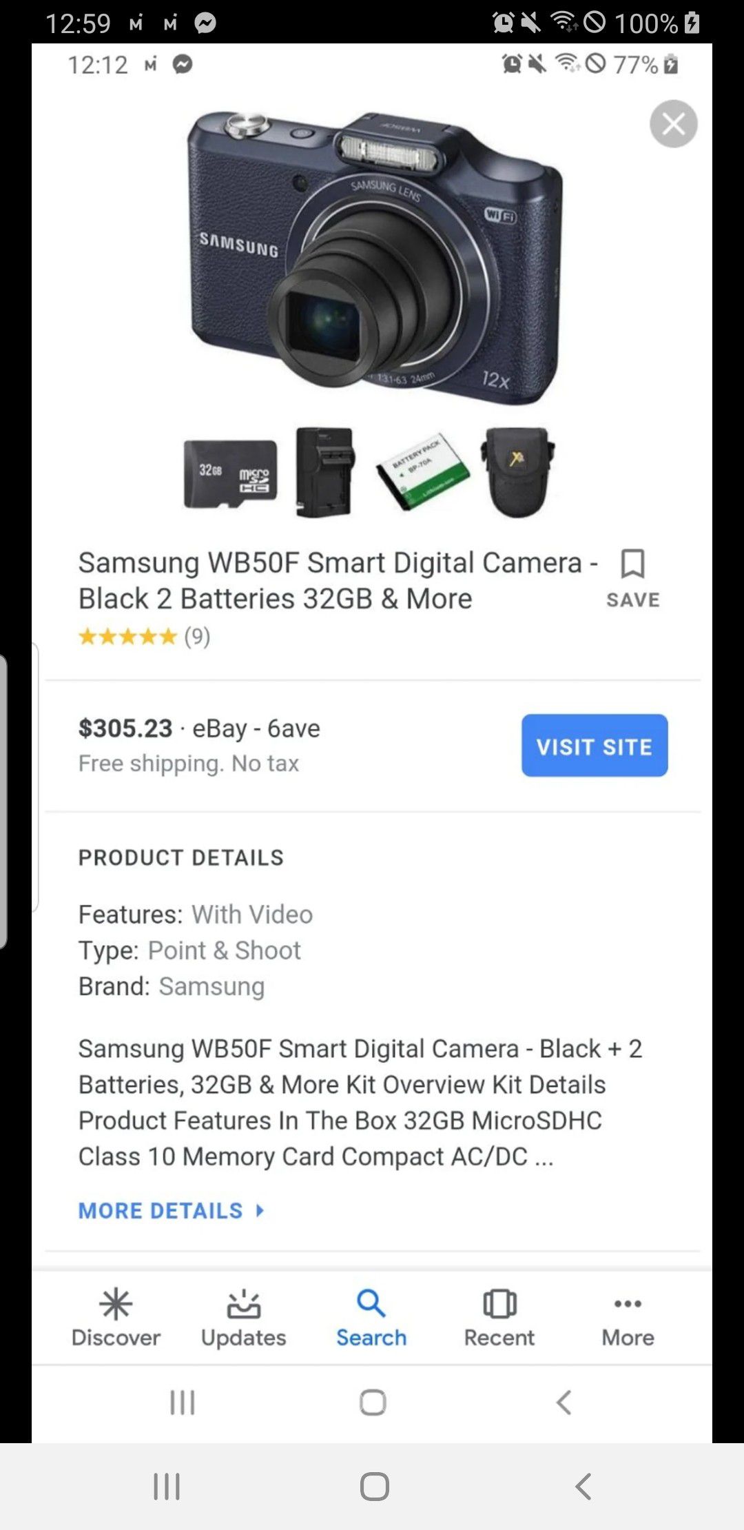 New Samsung digital camera
