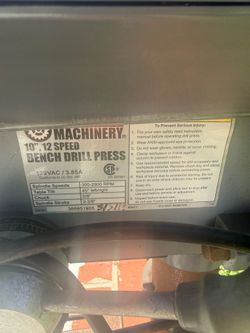 Bench drill press