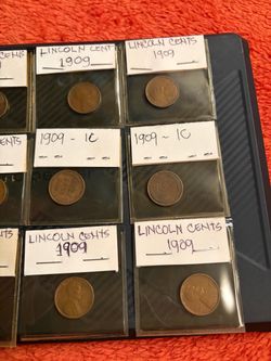 1909 1c  Lincoln penny