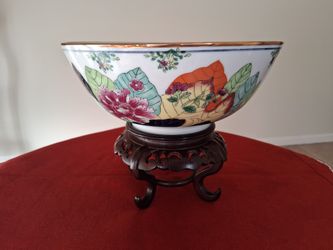 CHINESE BOWL 🥣 WITH STAND