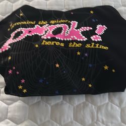 Sp5der Hoodie Black And Pink Size L Meetups 