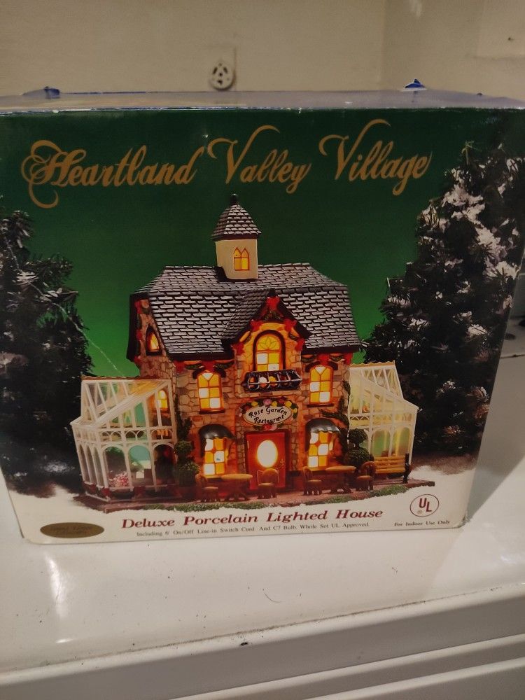 Various Ceramic Christmas Buildings