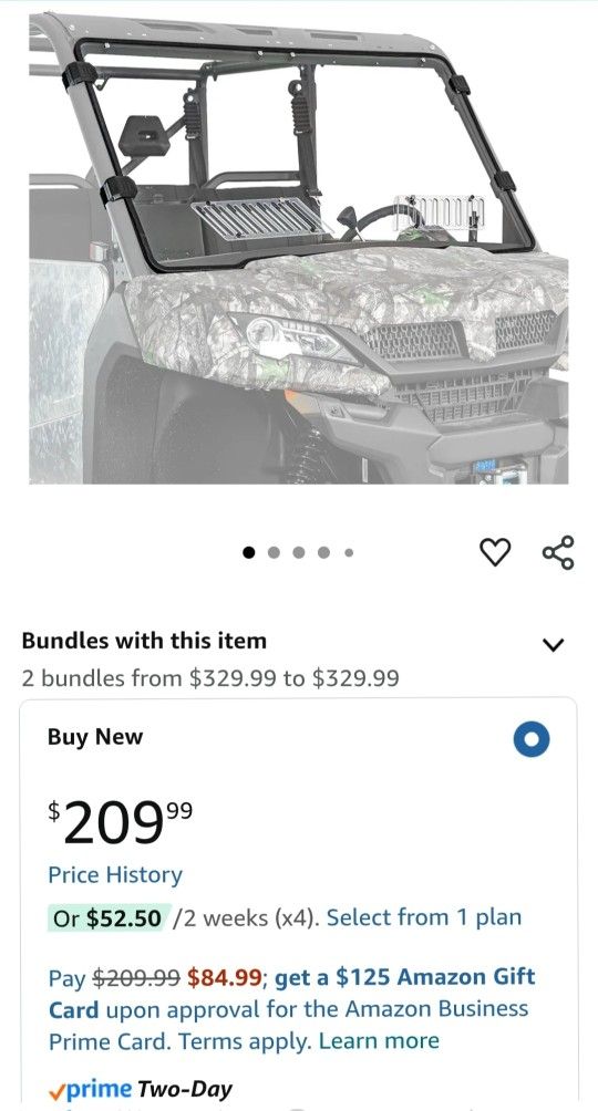 KEMIMOTO Vented Front Windshield Compatible with CFMOTO UFORCE