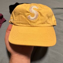 Yellow Supreme S Logo Kevlar Collab 