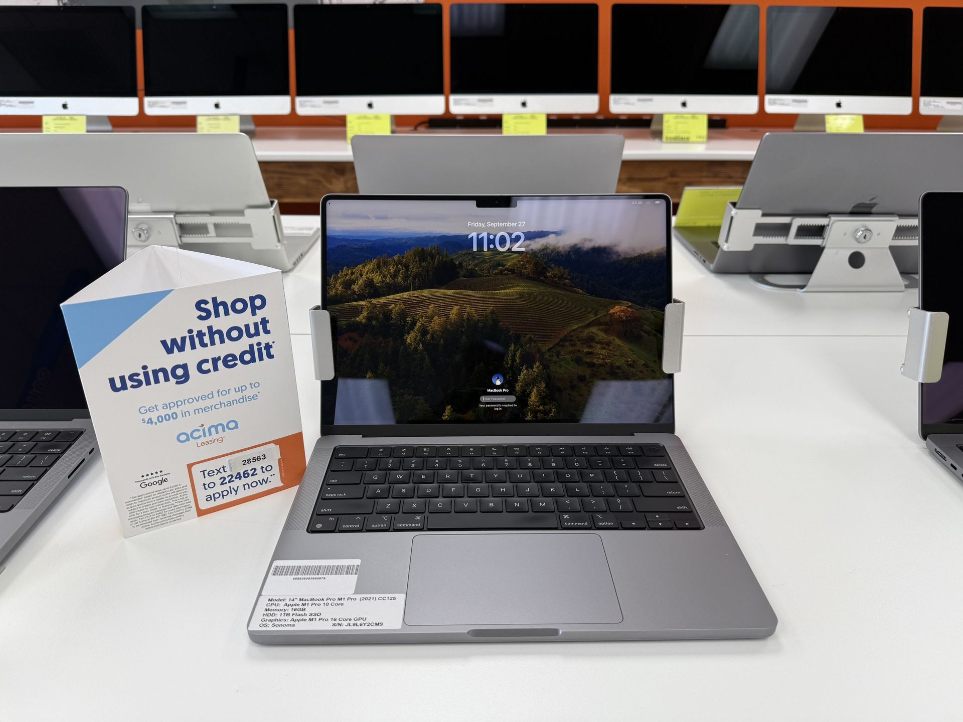 14” MacBook Pro **10 Core M1 Pro **1TB SSD Only $1599