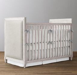 Restoration Hardware Baby & Child Marcell Crib + Conversion Kit – Vintage Grey