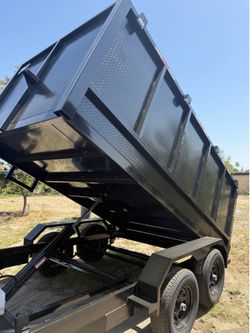 New 12ft Long Hydraulic Dump Trailer