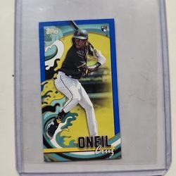 2022 Topps Rip Oneil Cruz Mini Blue Rookie /10 #MRIP-OC Pirates
